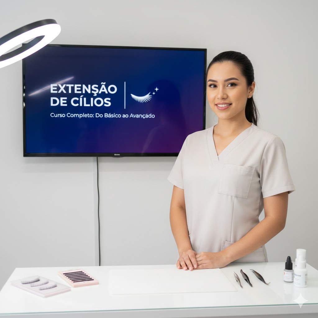Curso online de Extensão de Cílios